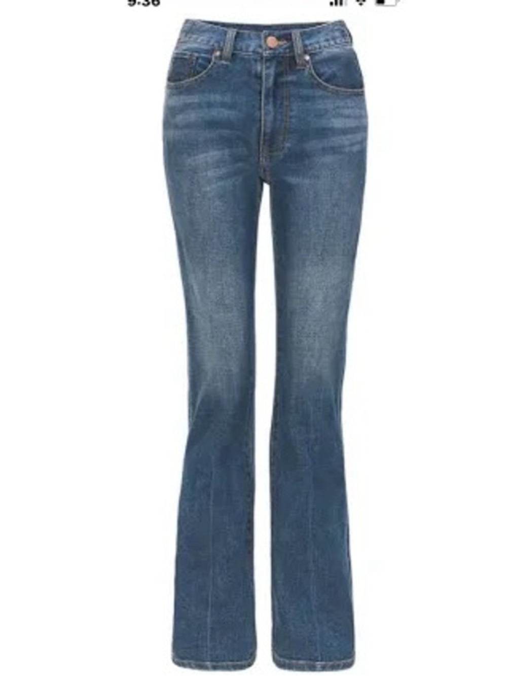 CAbi 5th Avenue High Rise Flare Jeans Size 6 EUC - Picture 2 of 10